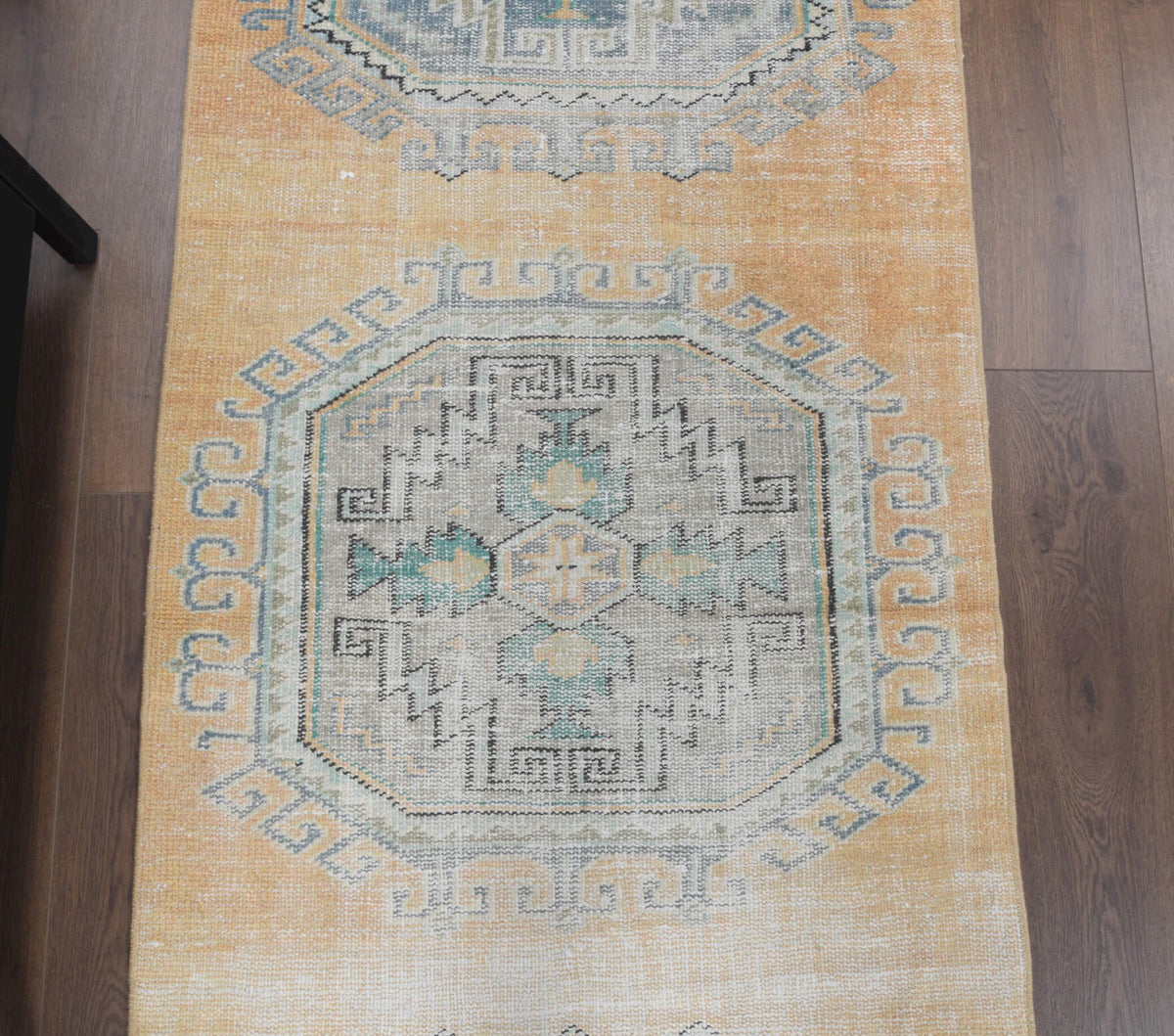 Vintage Oushak Runner Rug