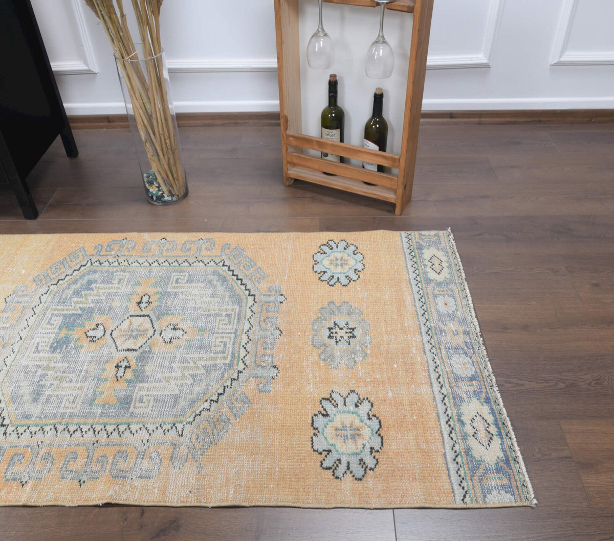 Vintage Oushak Runner Rug