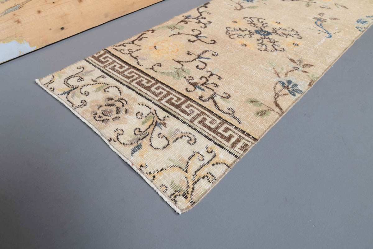 Vintage Oushak Runner Rug