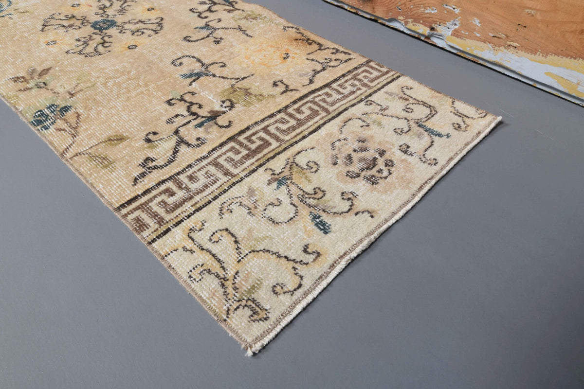 Vintage Oushak Runner Rug