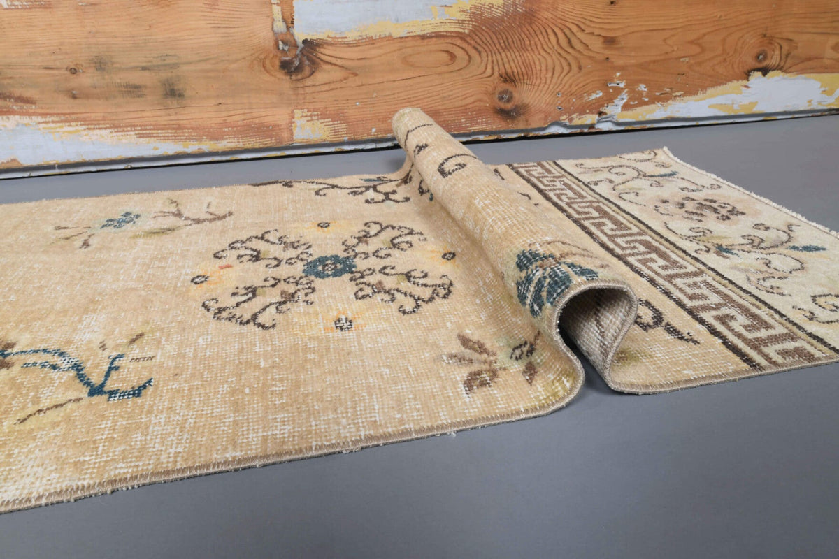 Vintage Oushak Runner Rug