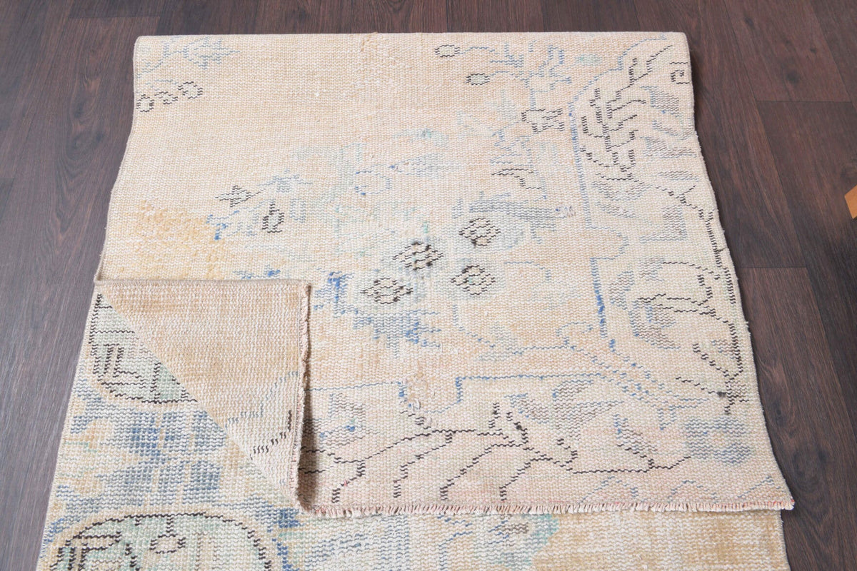 Oushak Vintage Runner Rug - 30352