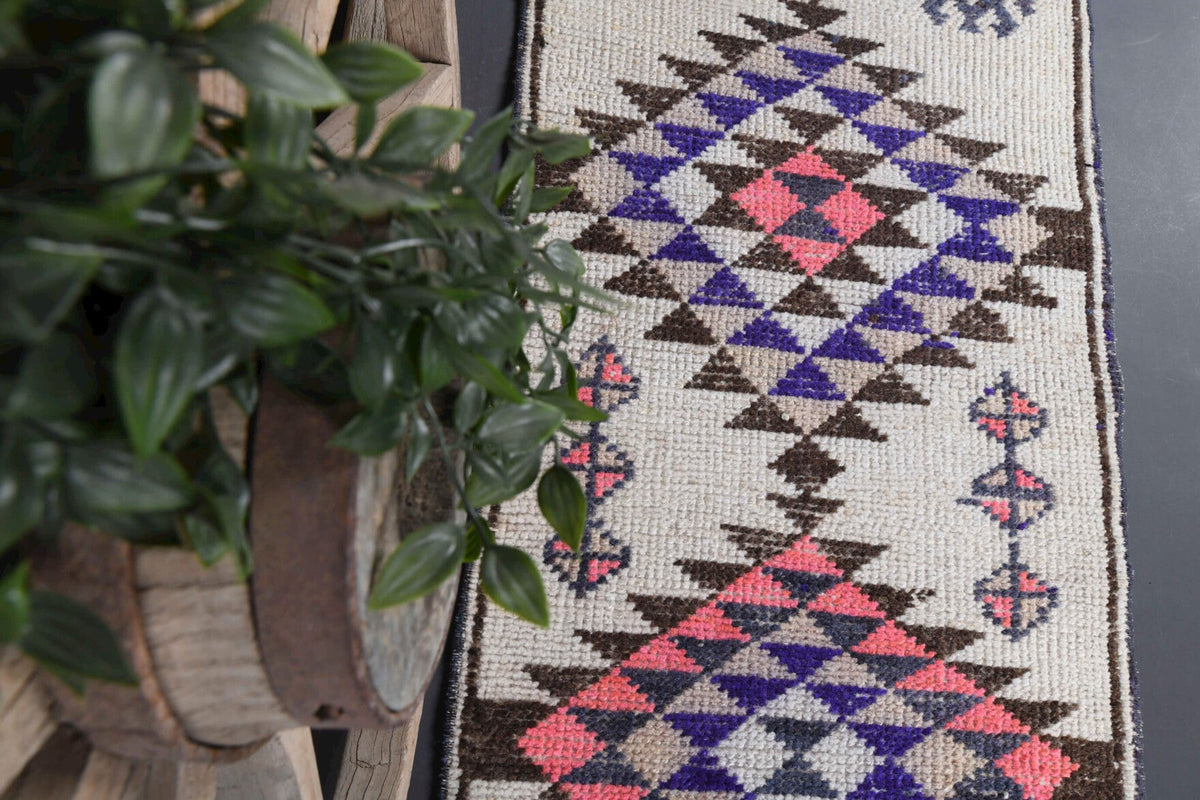 Vintage Oushak Runner Rug