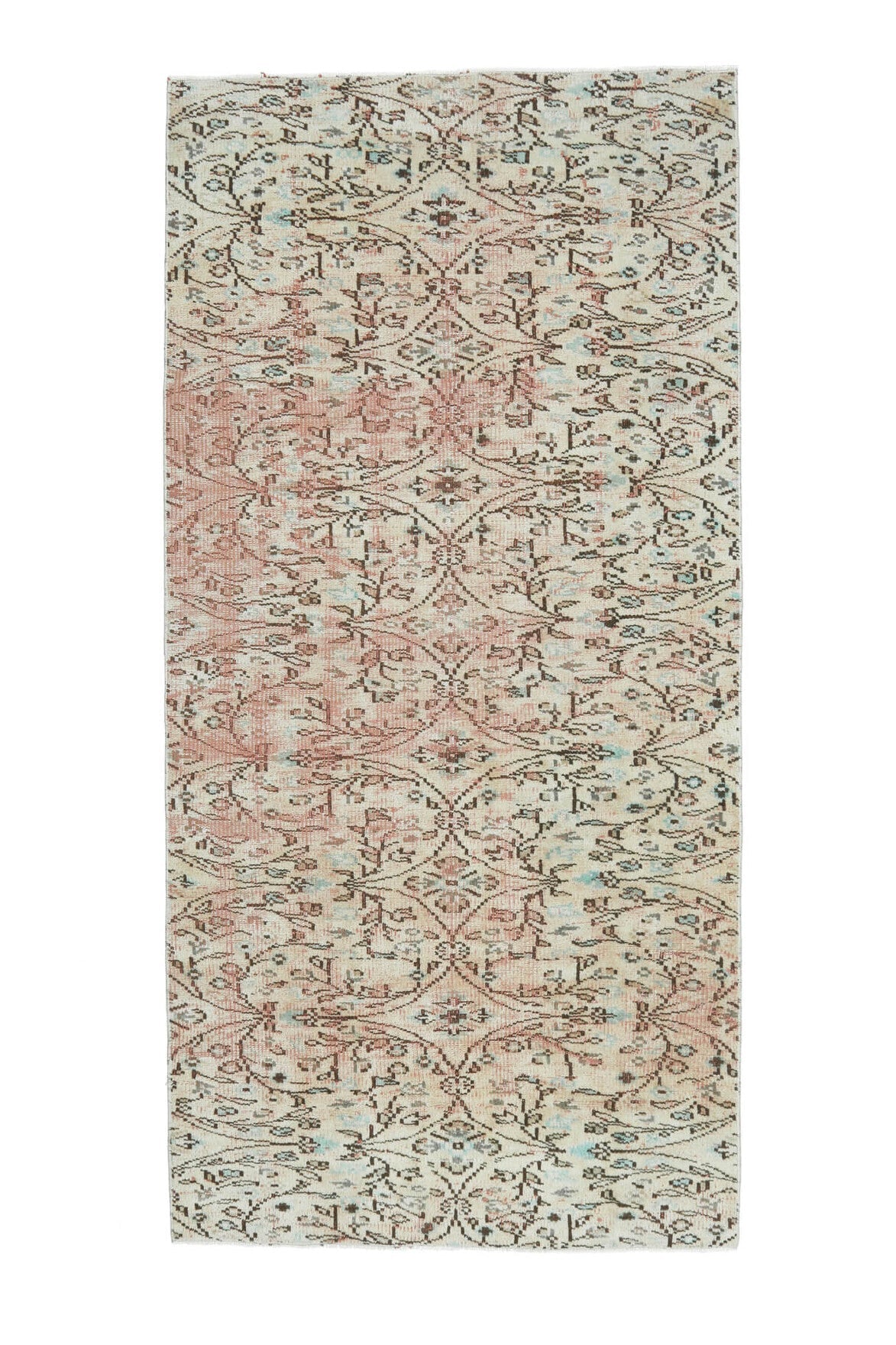Vintage Hereke Accent Rug