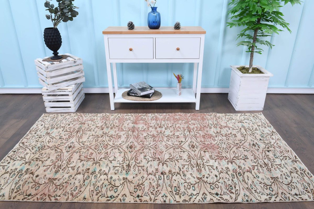 Vintage Hereke Accent Rug