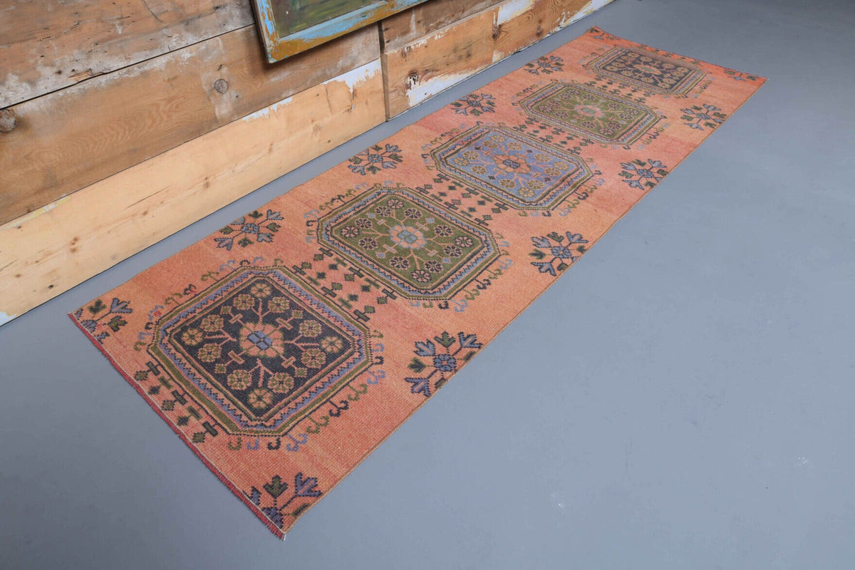 Vintage Oushak Runner Rug - 29069