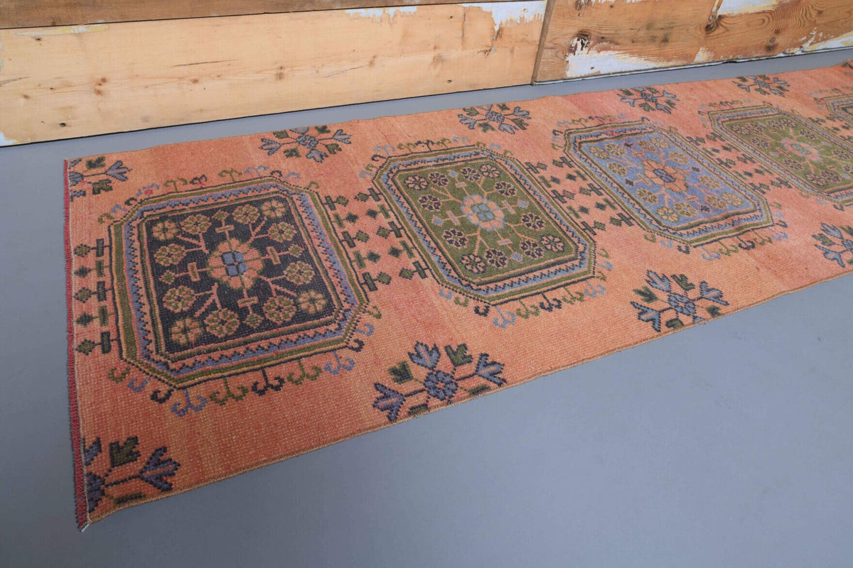 Vintage Oushak Runner Rug - 29069