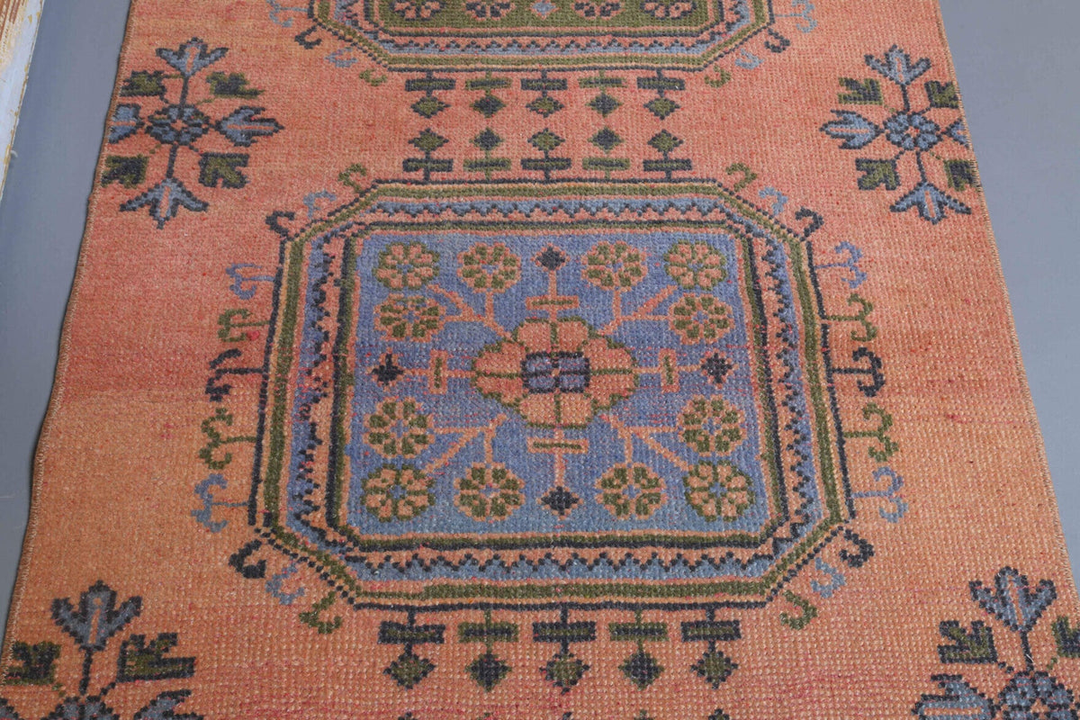 Vintage Oushak Runner Rug - 29069