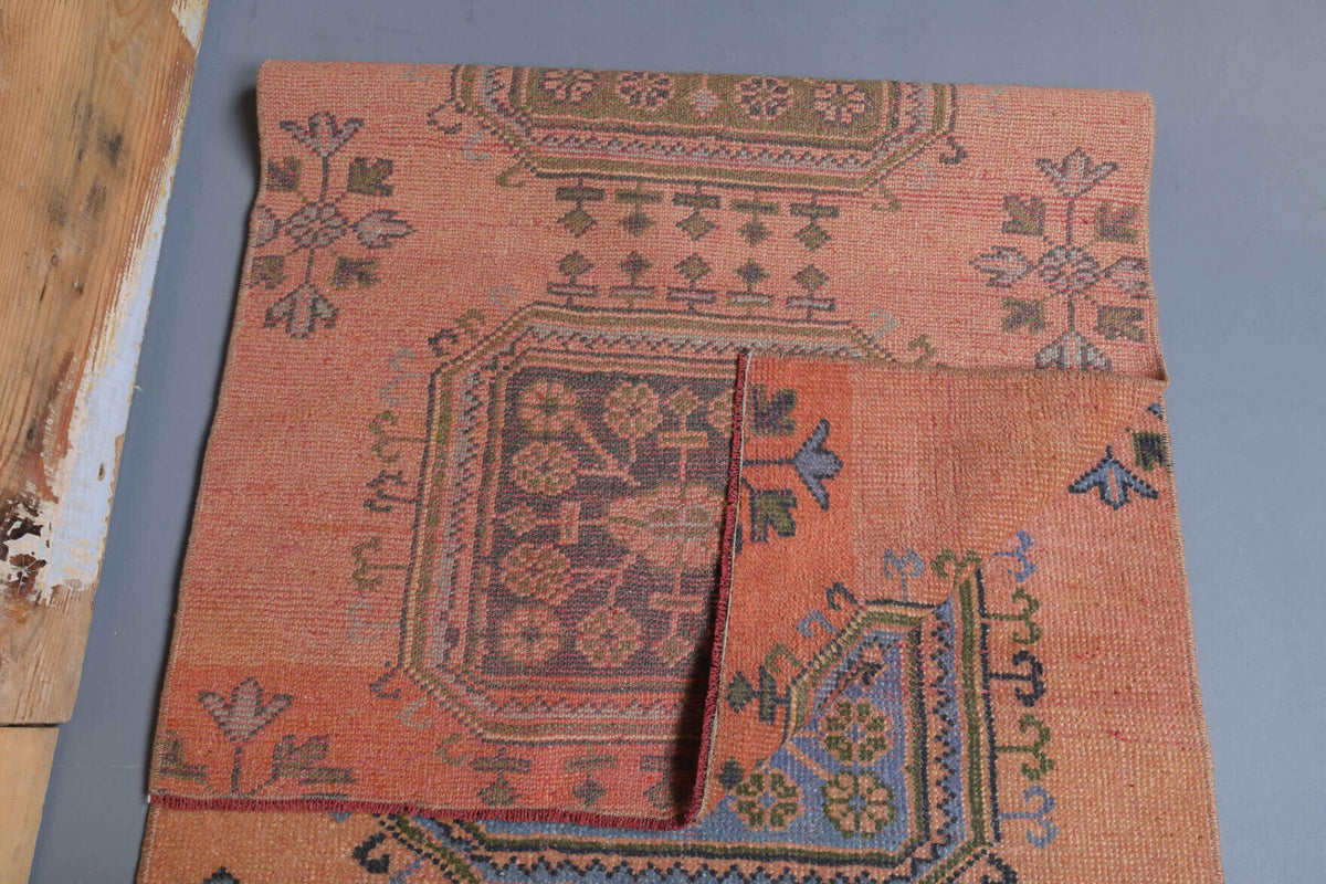 Vintage Oushak Runner Rug - 29069