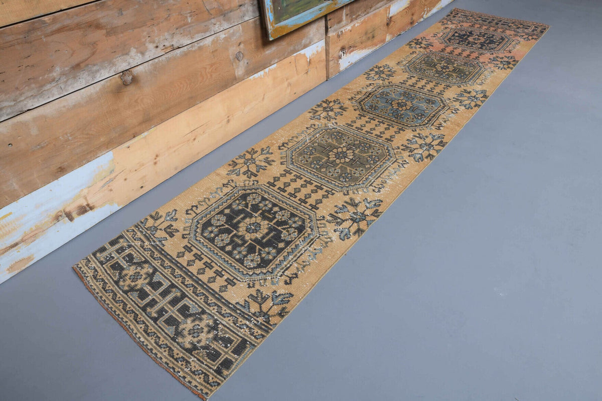 Vintage Oushak Runner Rug