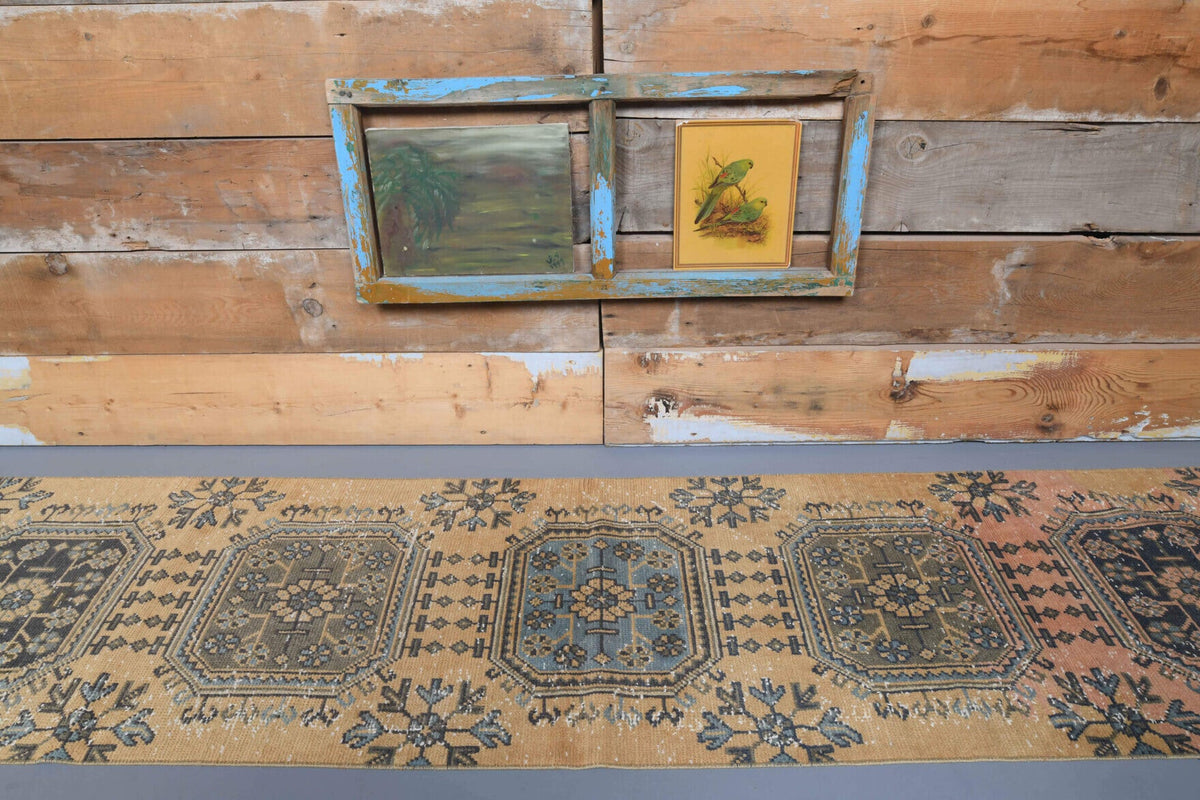 Vintage Oushak Runner Rug