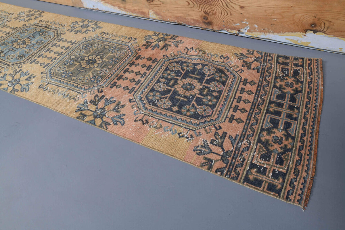 Vintage Oushak Runner Rug