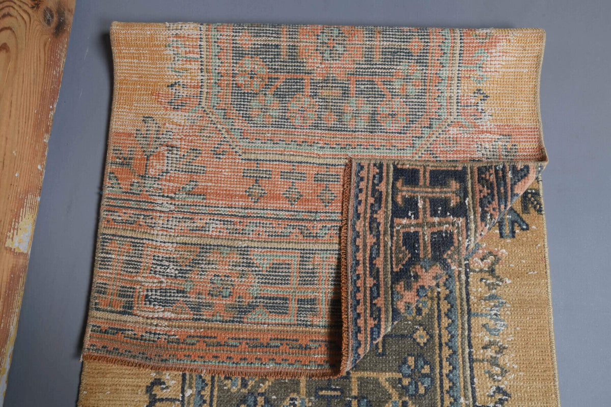 Vintage Oushak Runner Rug