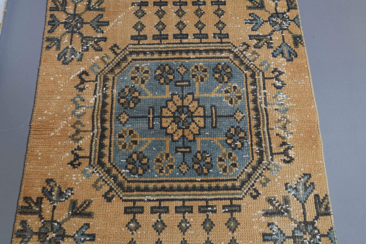 Vintage Oushak Runner Rug