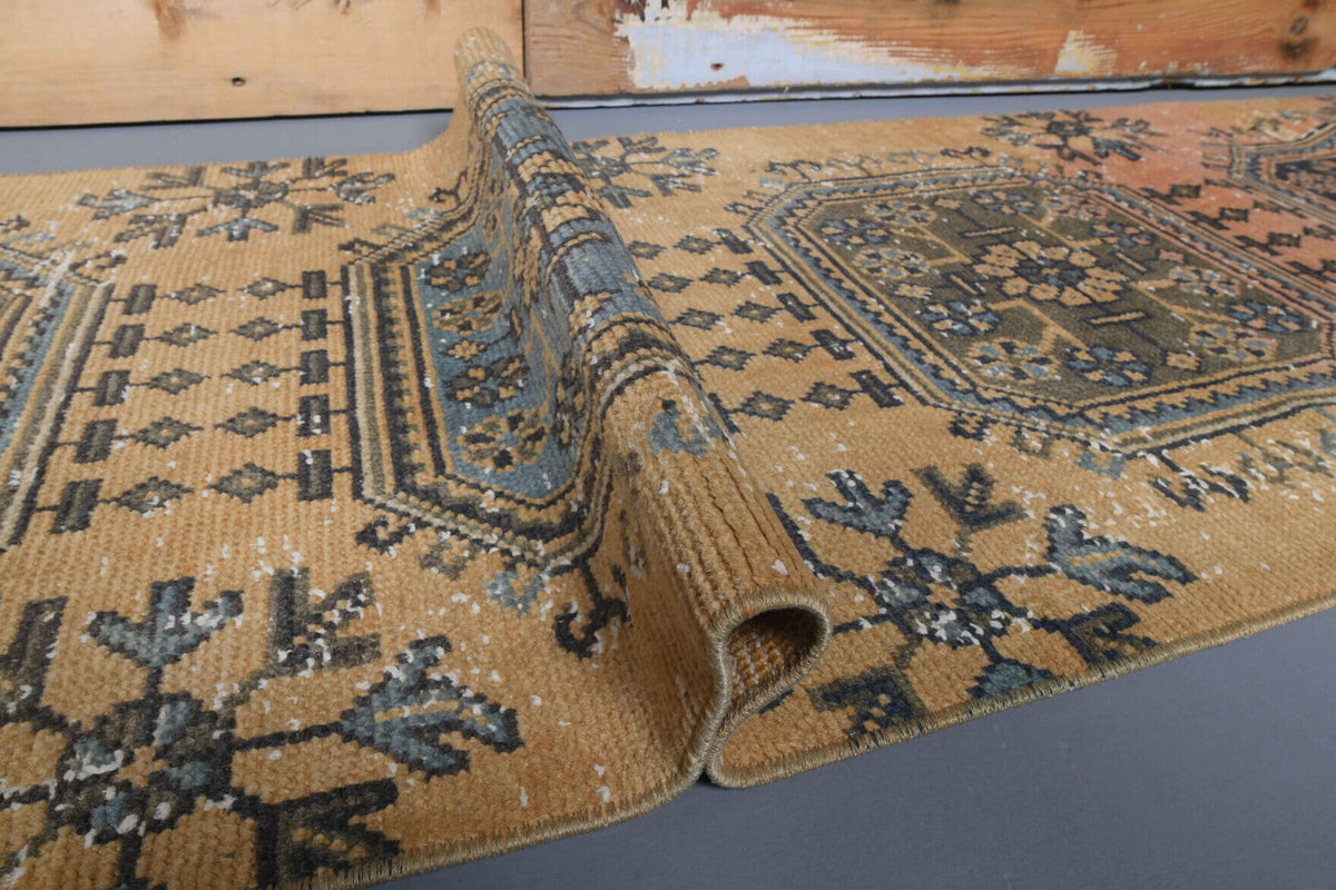 Vintage Oushak Runner Rug