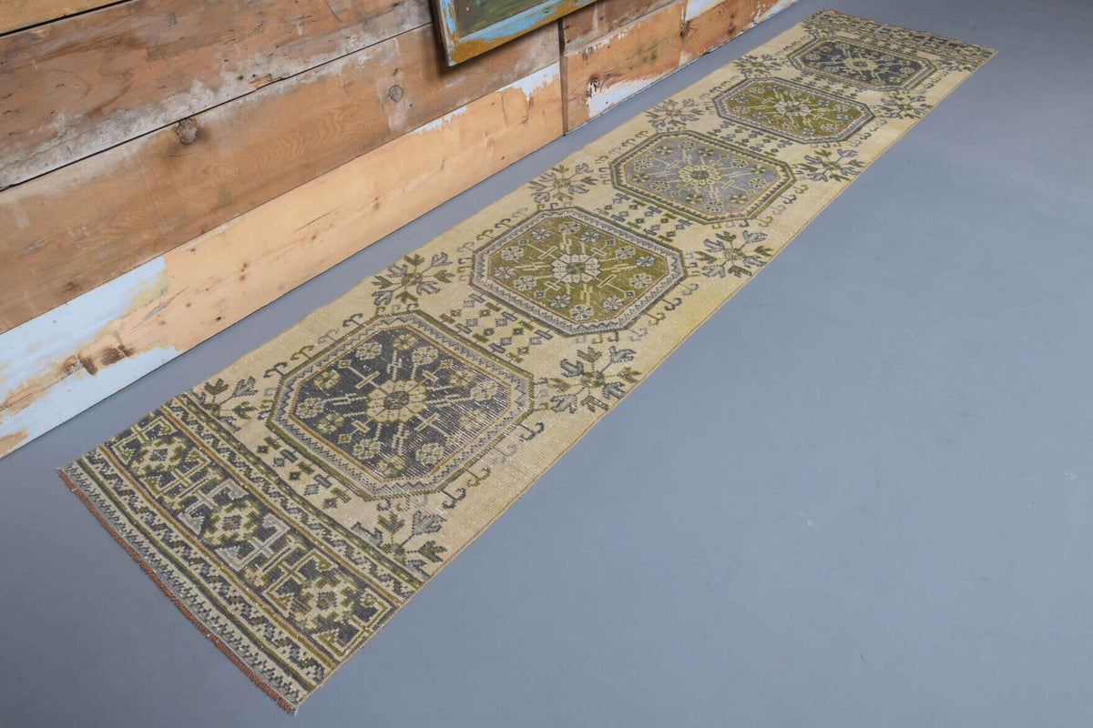 Vintage Oushak Runner Rug - 29077