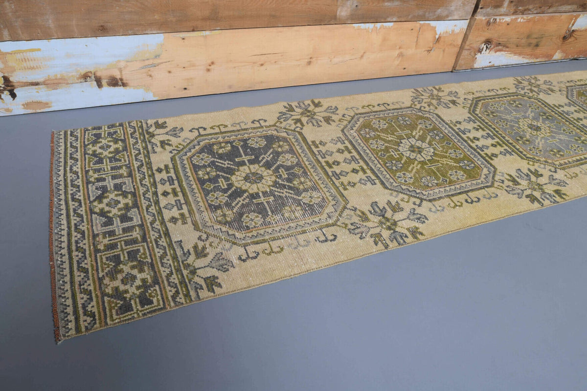 Vintage Oushak Runner Rug - 29077