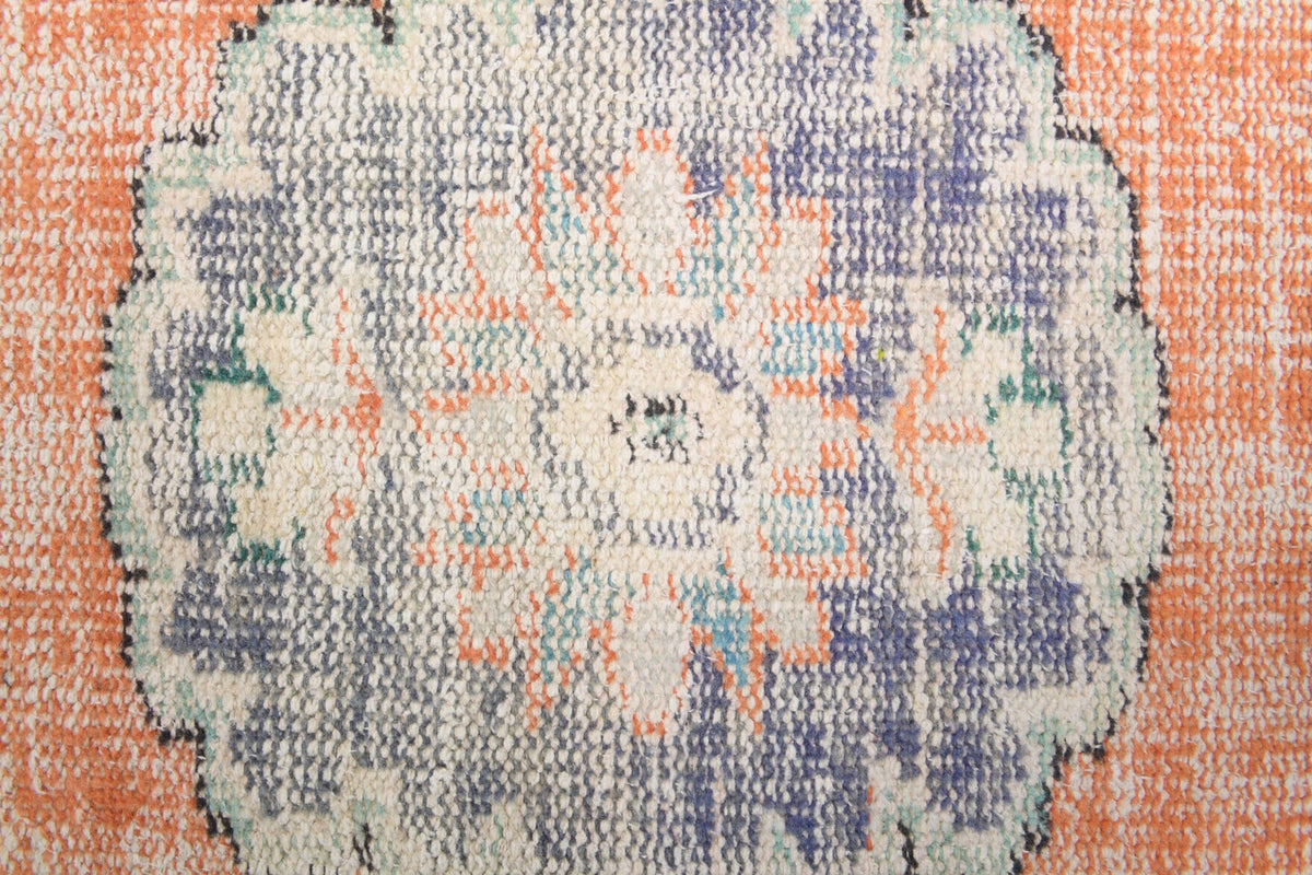 El yapımı vintage yolluk 86x330 cm oryantal desenli yün - mekan görünümü