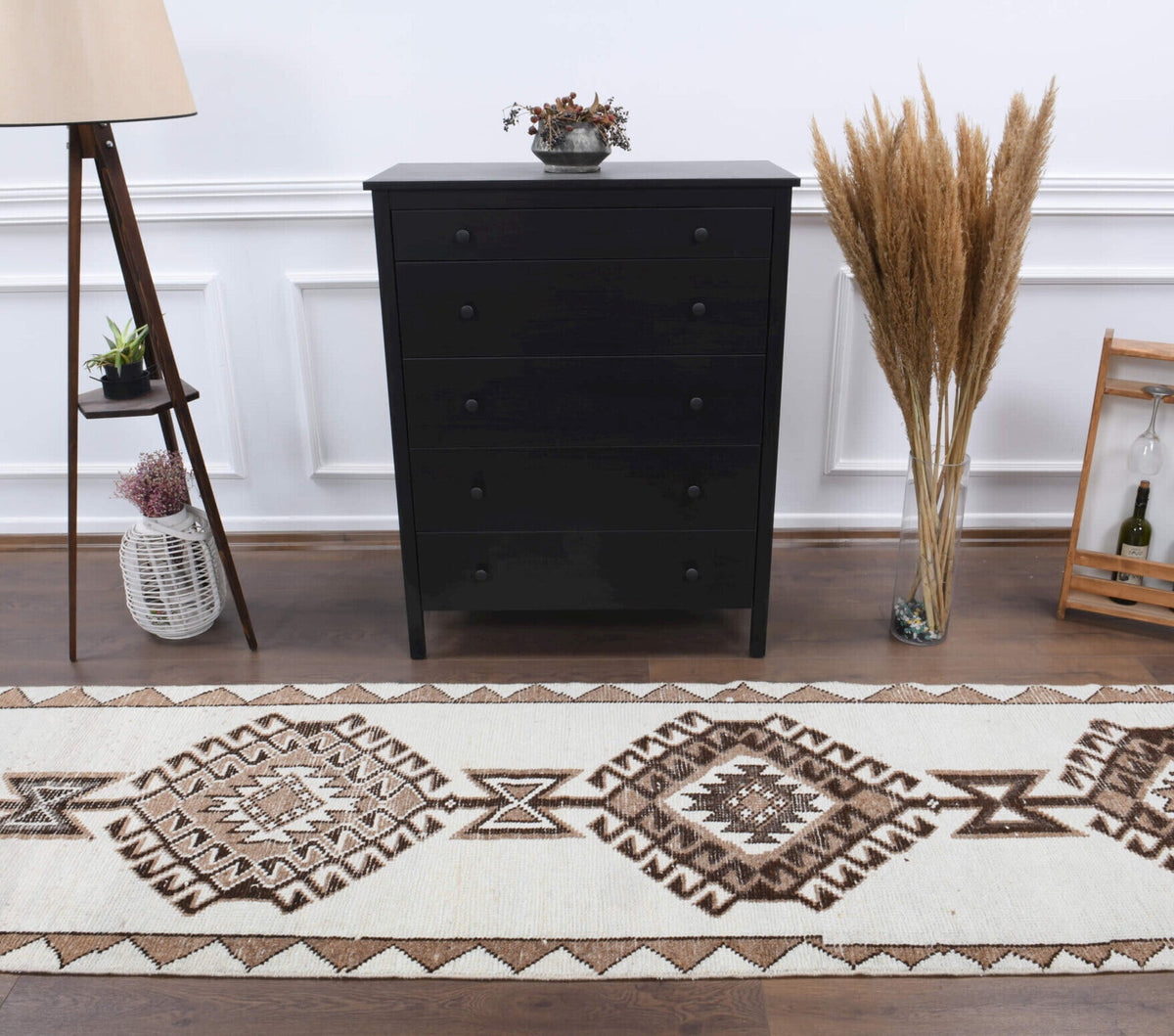 Boho Decor Vintage Runner Rug
