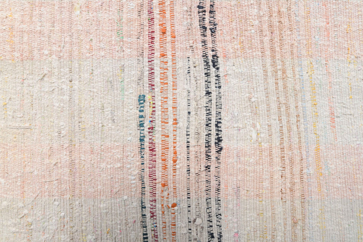 El yapımı vintage yolluk 119x381 cm kilim desenli yün - farklı açıdan görünüm