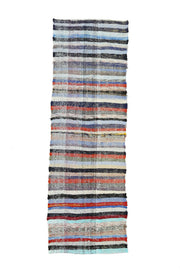 Striped Flatweave Vintage Runner Rug