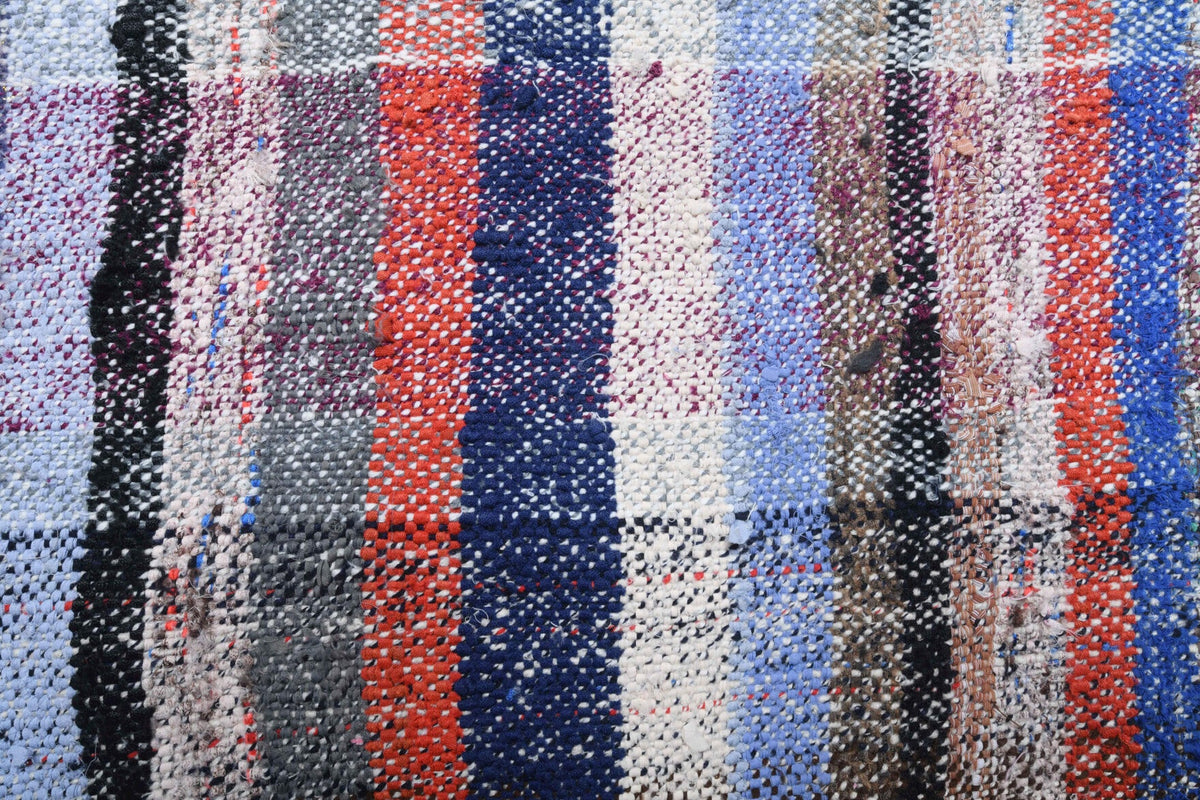 Striped Flatweave Vintage Runner Rug