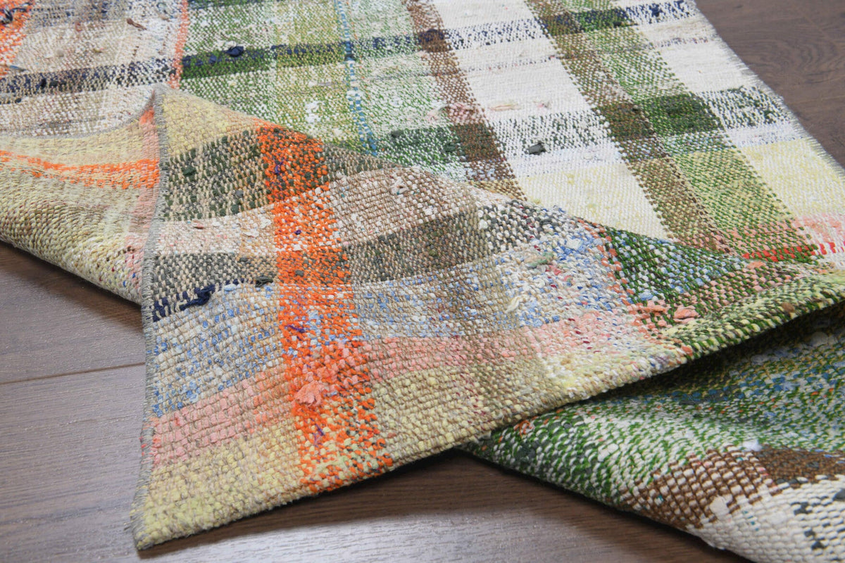 Flatweave Striped Vintage Runner Rug