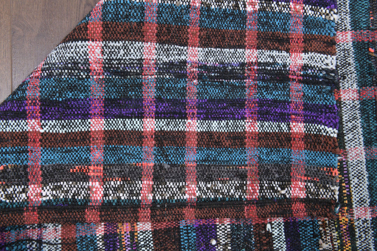 Nomadic Turkish Vintage Kilim Runner Rug