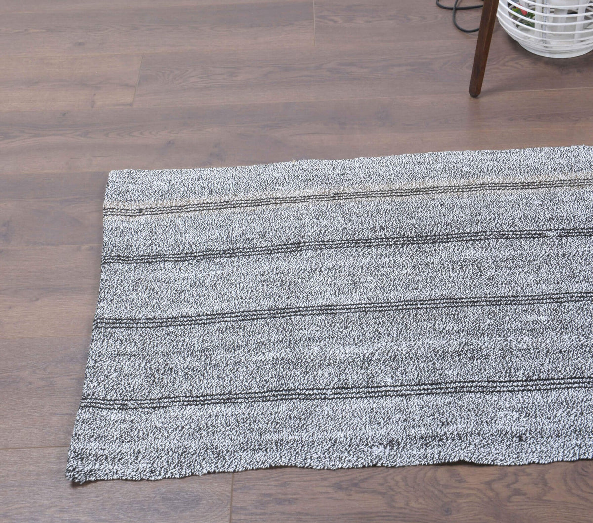 2x28 ft EXTRA Long Turkish Vintage Kilim Runner Rug