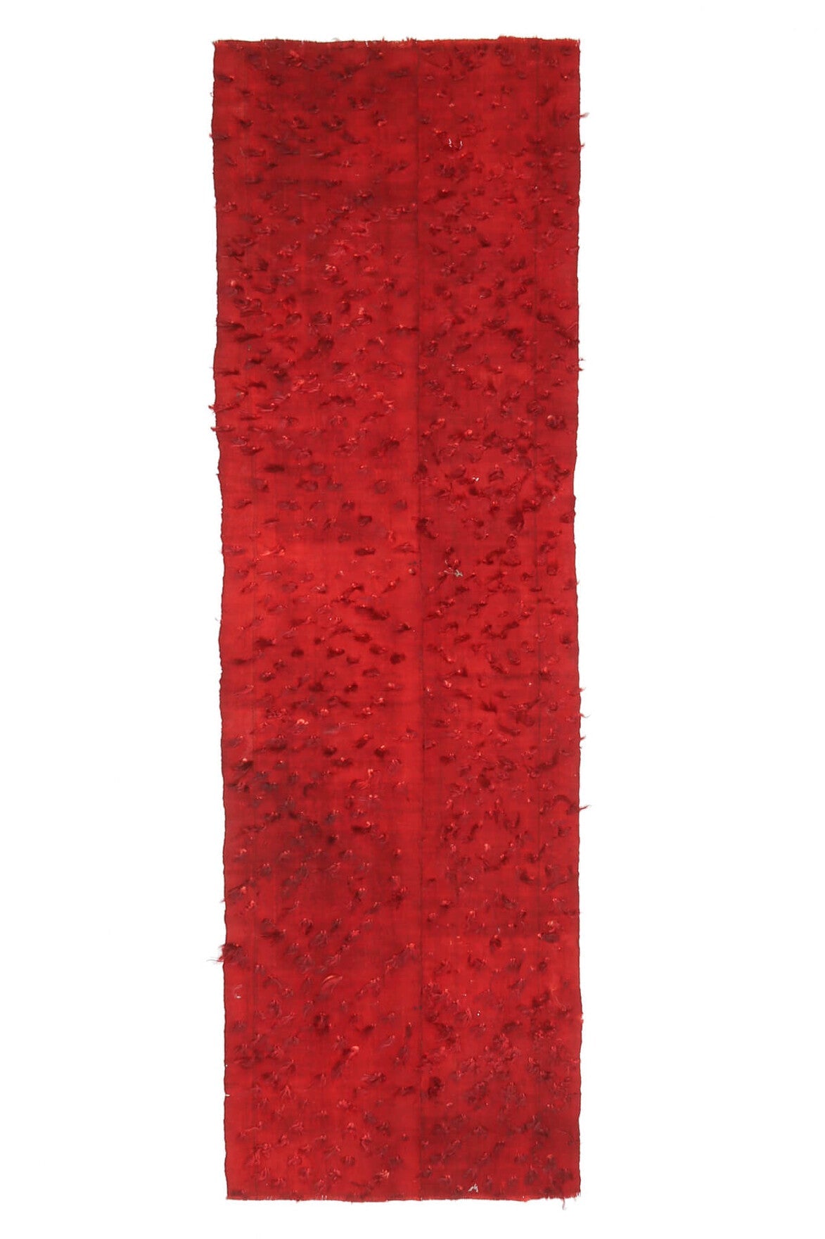 El yapımı vintage yolluk 74x257 cm çiçek desenli desenli yün - mekan görünümü