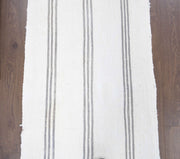 El yapımı vintage yolluk 71x211 cm kilim desenli yün - detay görünümü