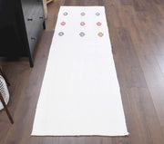 Ikat Vintage Kilim Runner Rug