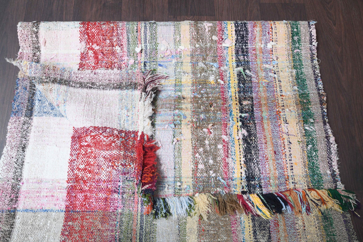 Vintage Flatweave Runner Rug
