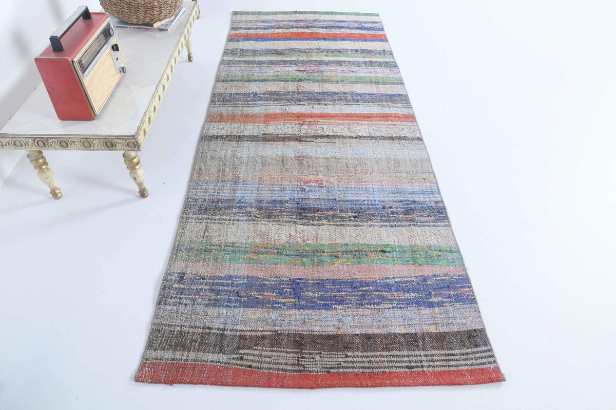 Hallway Flatweave Vintage Runner Rug