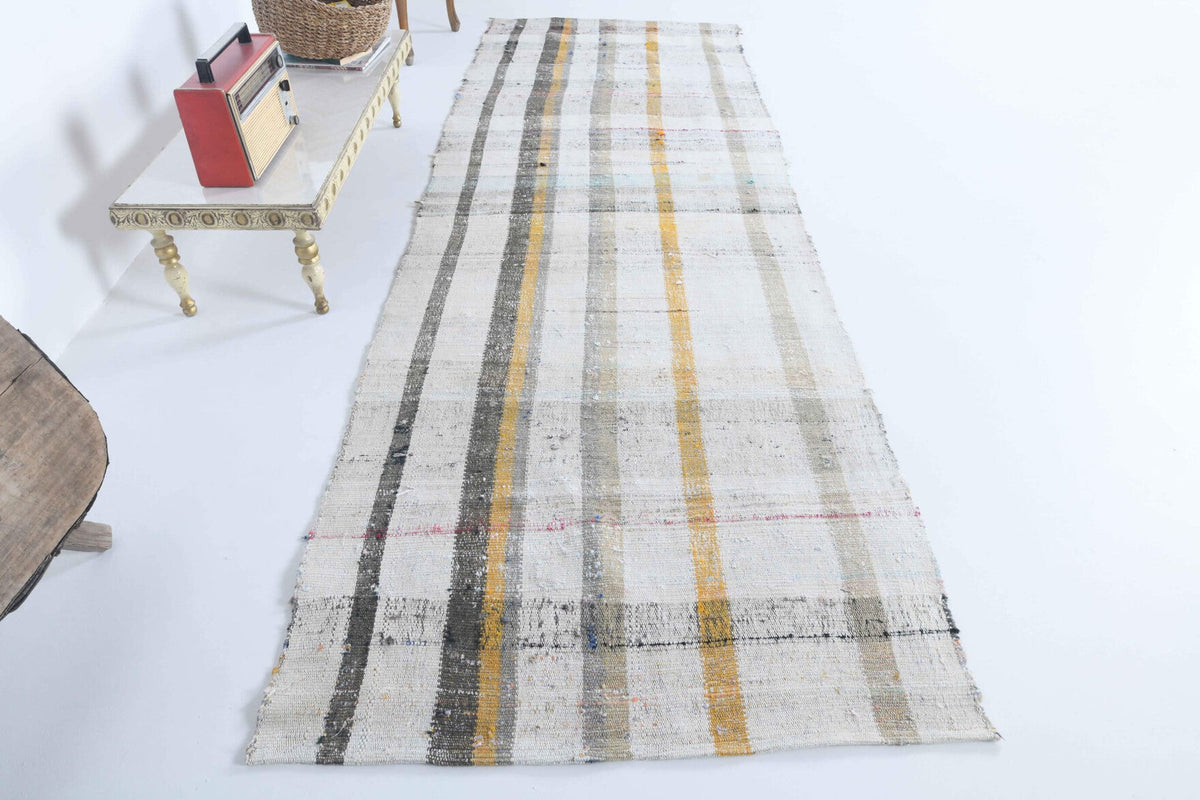 Oushak Vintage Runner Rug