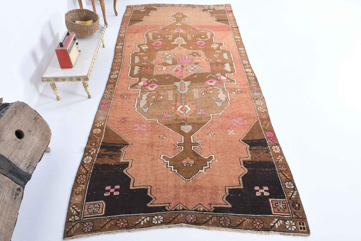 Vintage Oriental Anatolain Wide Runner Rug
