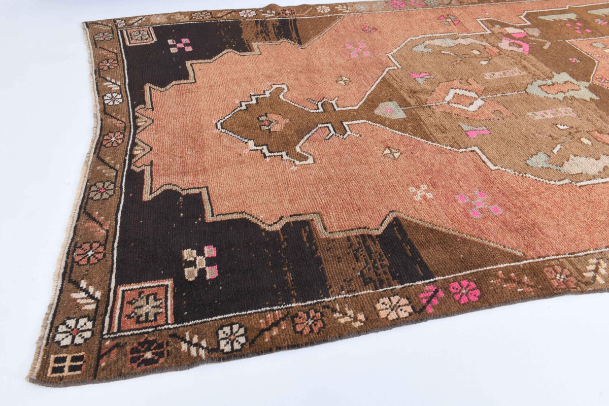 Vintage Oriental Anatolain Wide Runner Rug