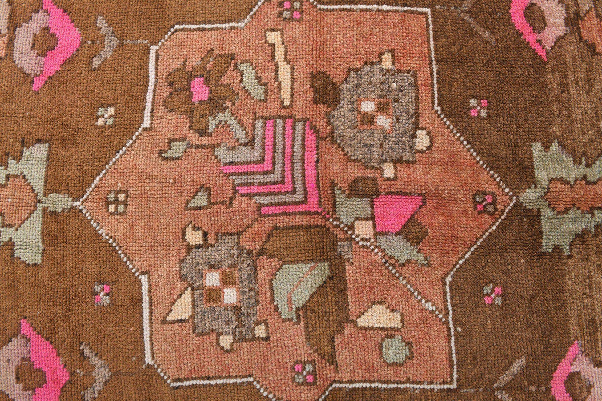 Vintage Oriental Anatolain Wide Runner Rug