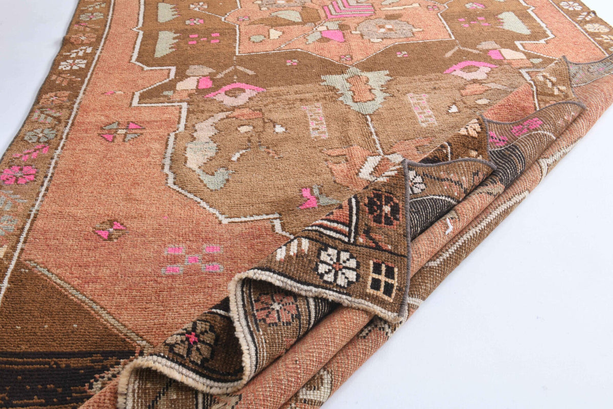 Vintage Oriental Anatolain Wide Runner Rug