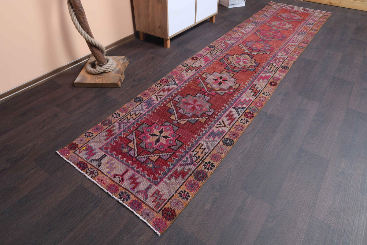 1970&prime;s Hand-knotted Vintage Anatolian Runner Rug