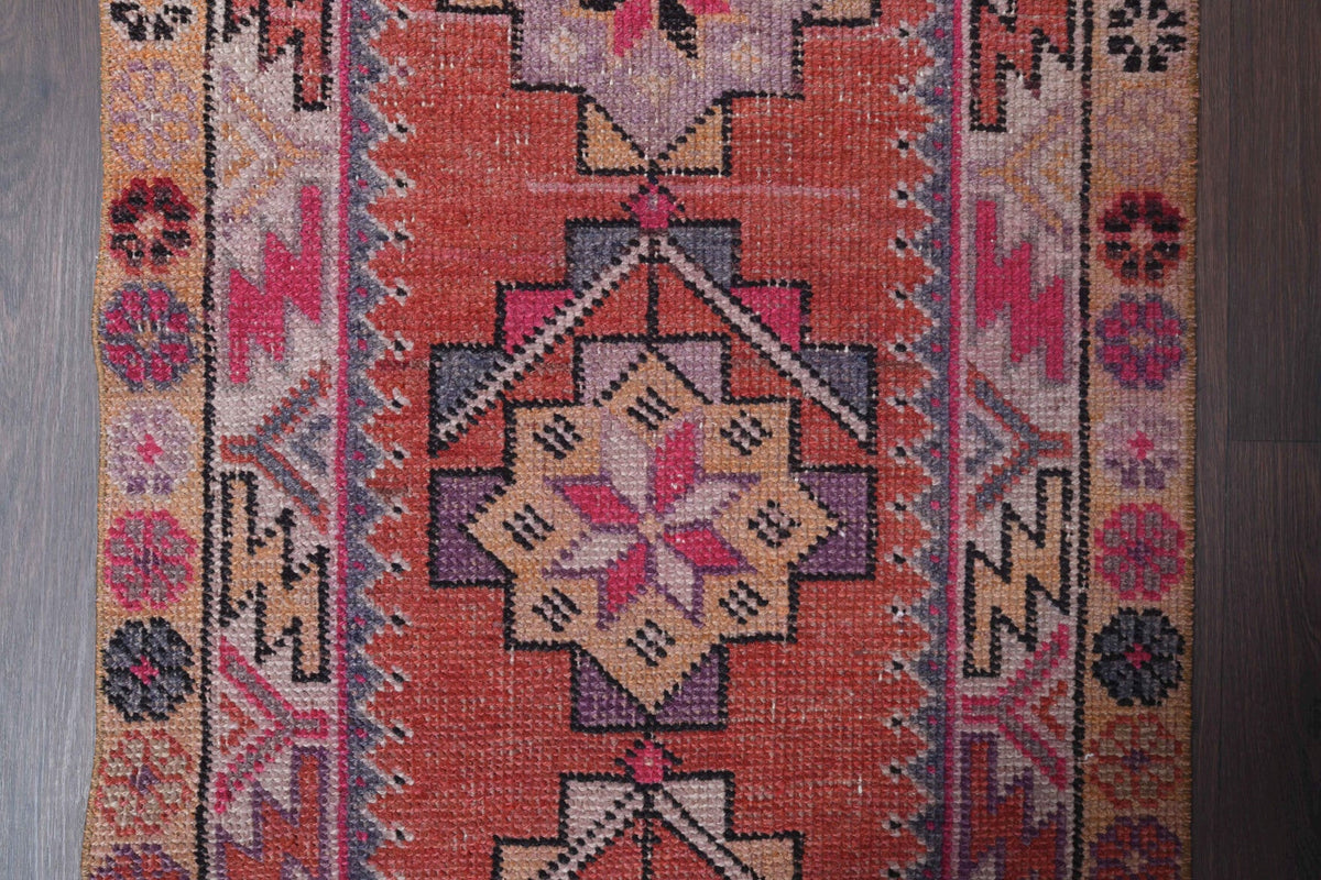 1970&prime;s Hand-knotted Vintage Anatolian Runner Rug