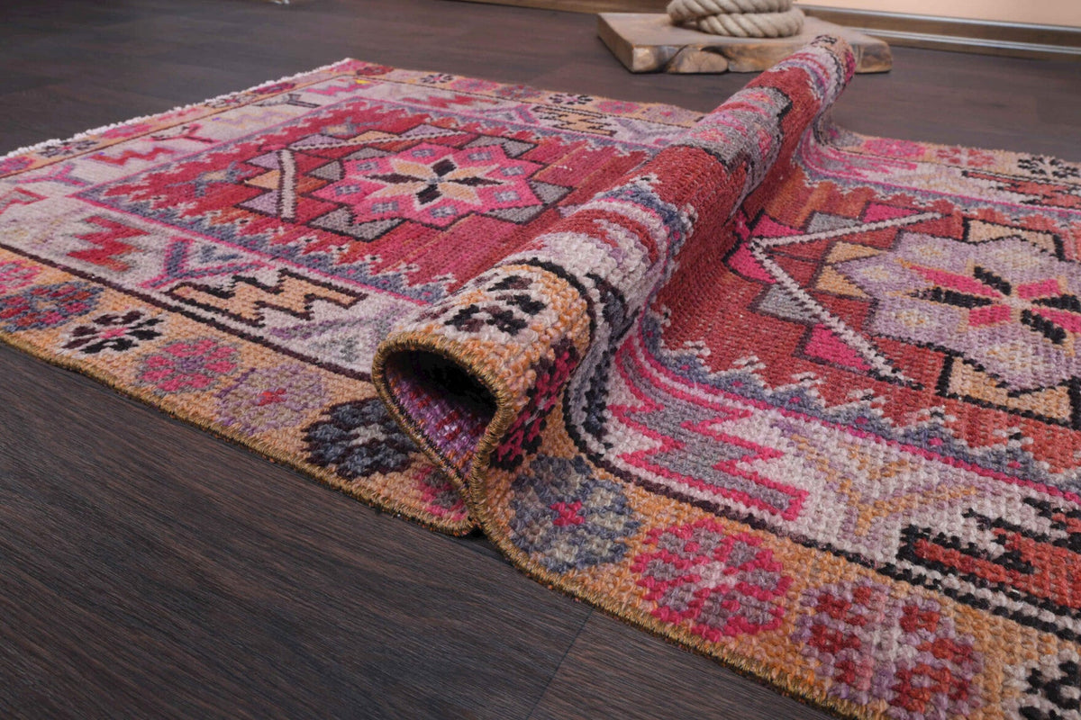 1970&prime;s Hand-knotted Vintage Anatolian Runner Rug