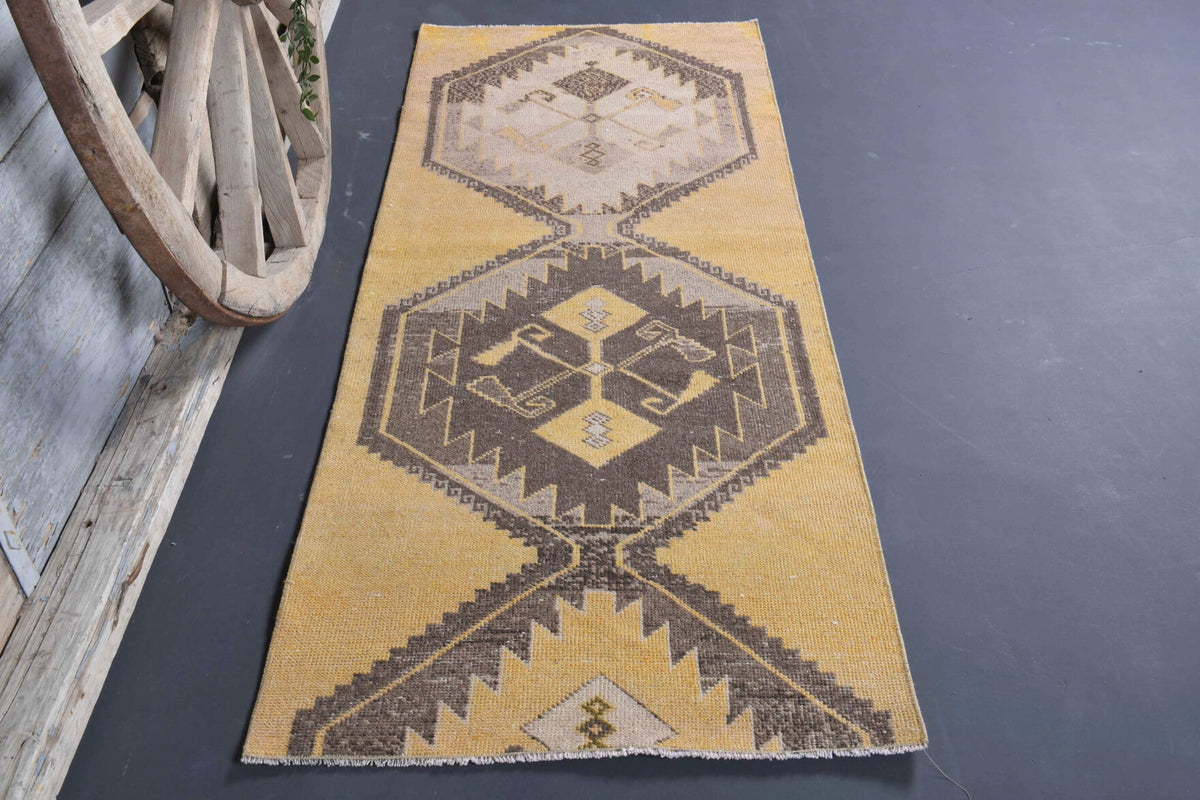 Vintage Oushak Runner Rug