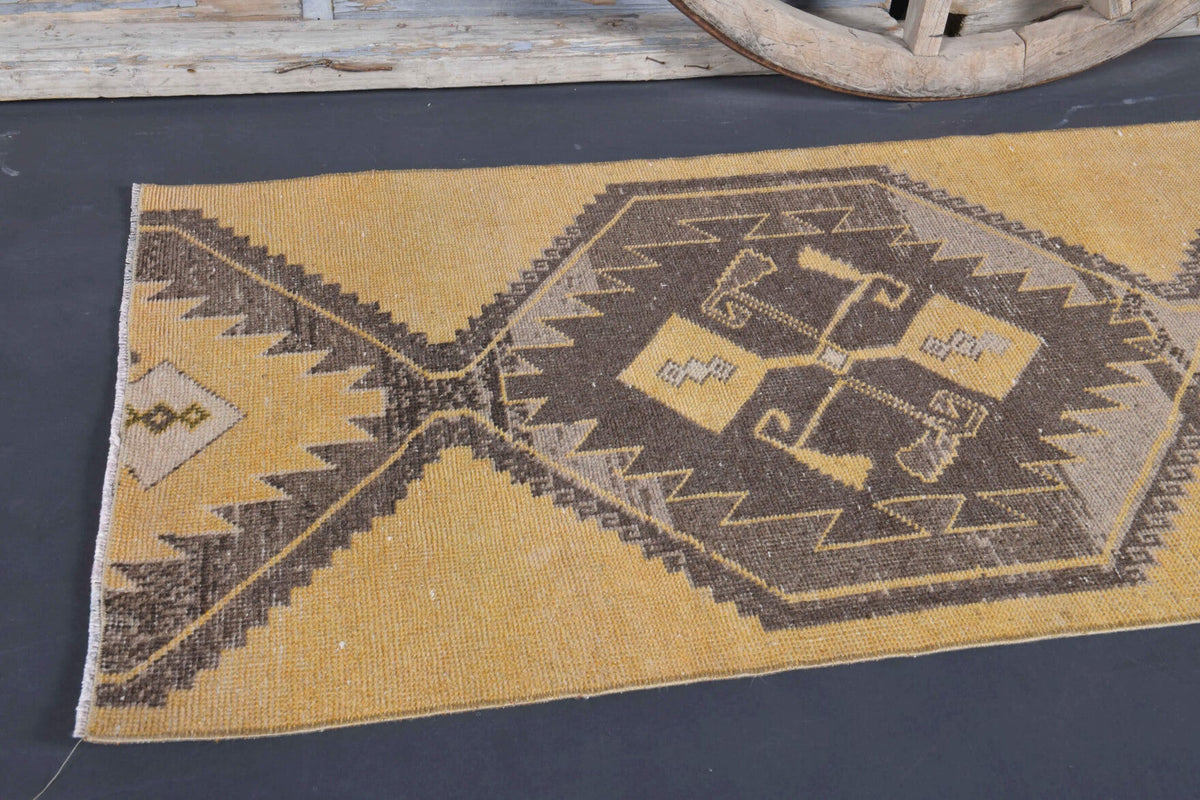 Vintage Oushak Runner Rug