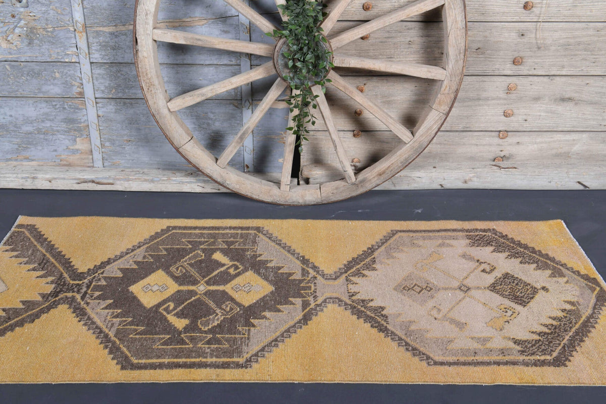 Vintage Oushak Runner Rug