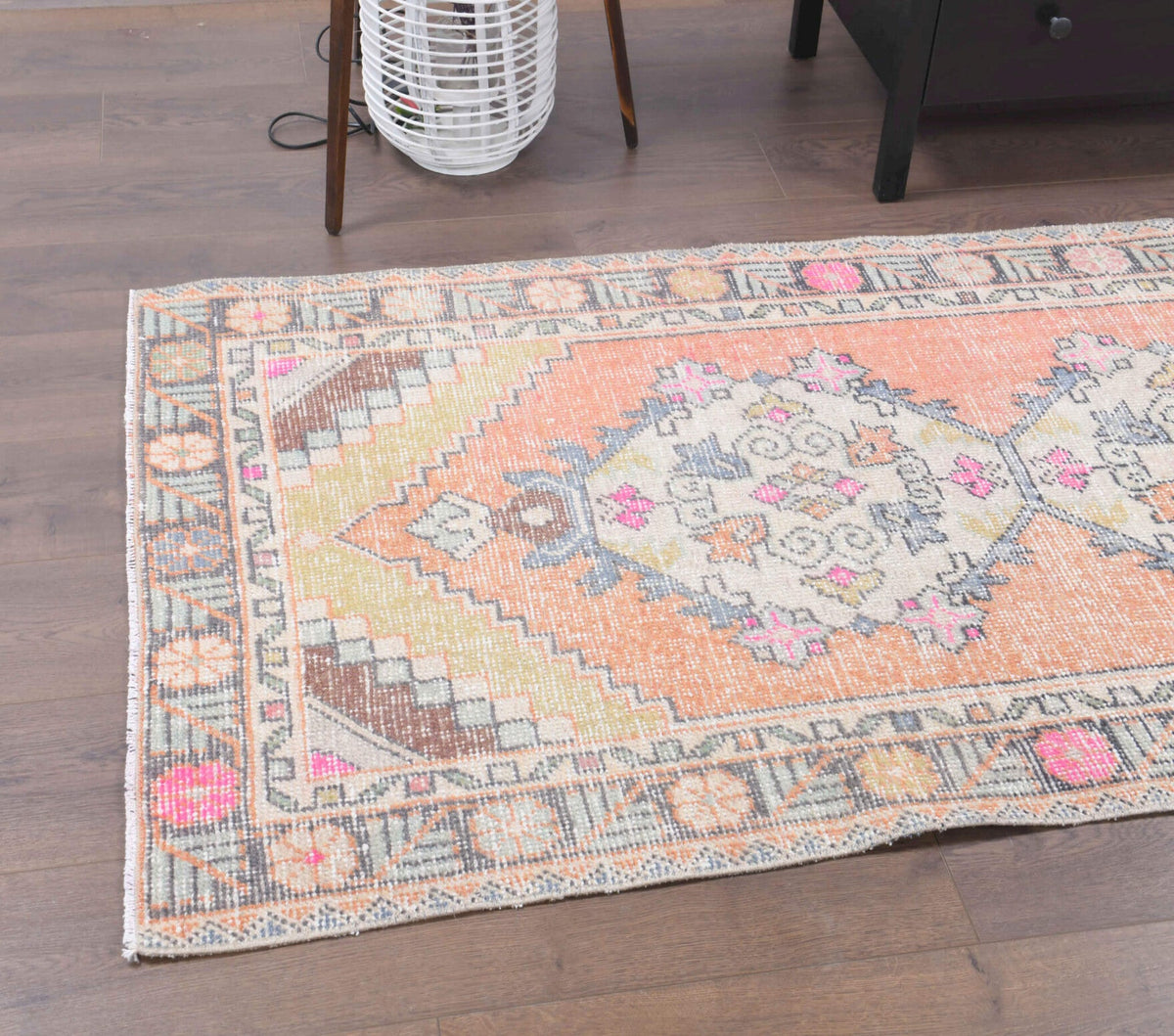 Hallway Vintage Anatolian Runner Rug