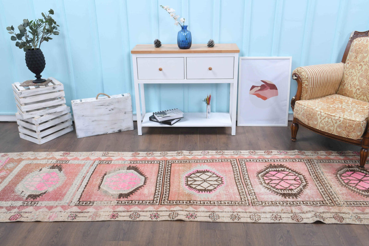 Turkish Vintage Anatolian Runner Rug