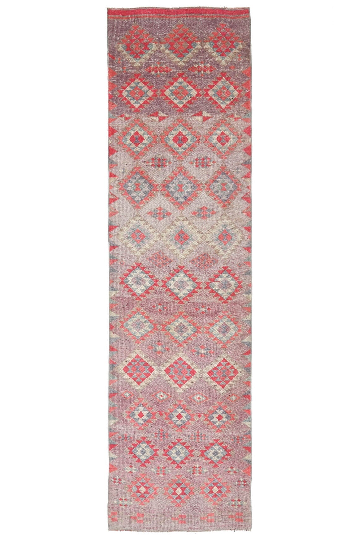 Hand-Knotted Vintage Anatolian Runner Rug