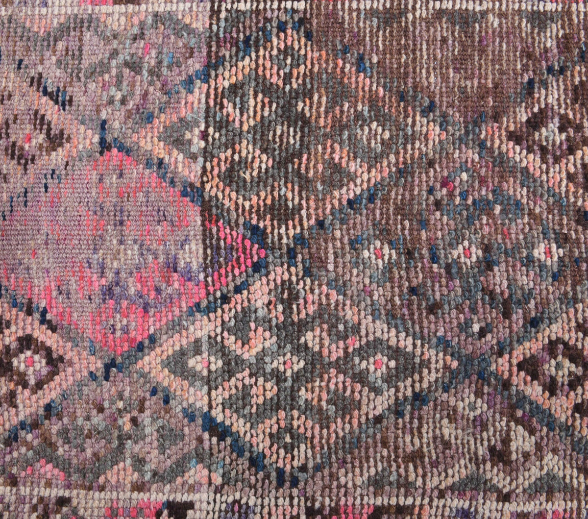 Hand-Knotted Vintage Anatolian Runner Rug
