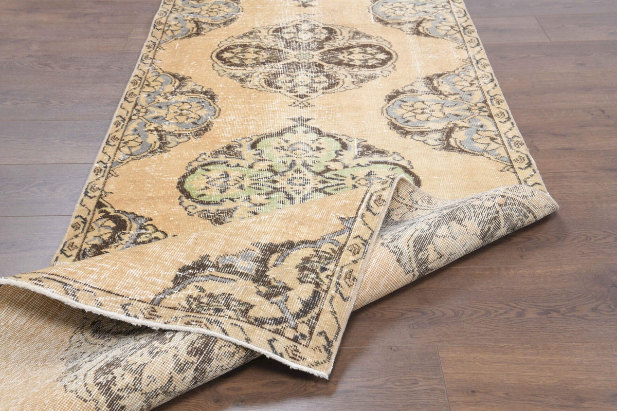 El yapımı vintage yolluk 97x345 cm oryantal desenli yün - mekan görünümü